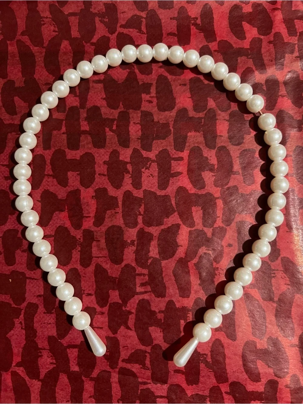 NEW Pearl Beaded Kids Headband Set - White Faux Pearl Girls Hair Accessories